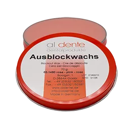 Ausblockwachs rosa, 70 g