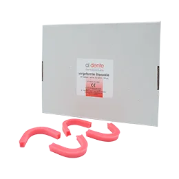 Bisswälle medium rot, 100 St.