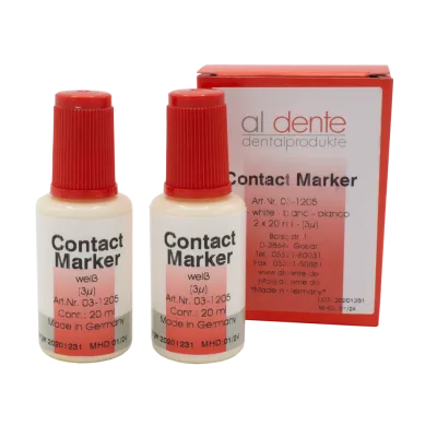 Contact Marker weiss, 2 x 20 ml