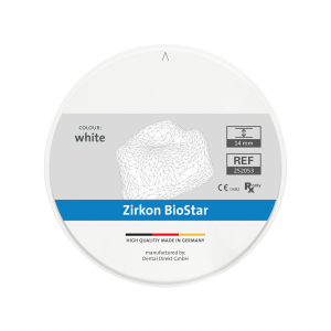 Zirkon BioStar mit Schulter weiß