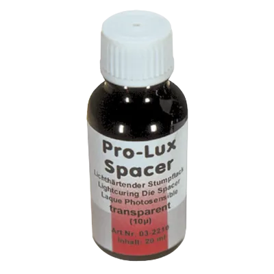 Pro-Lux Spacer transparent 10µ), 20 ml